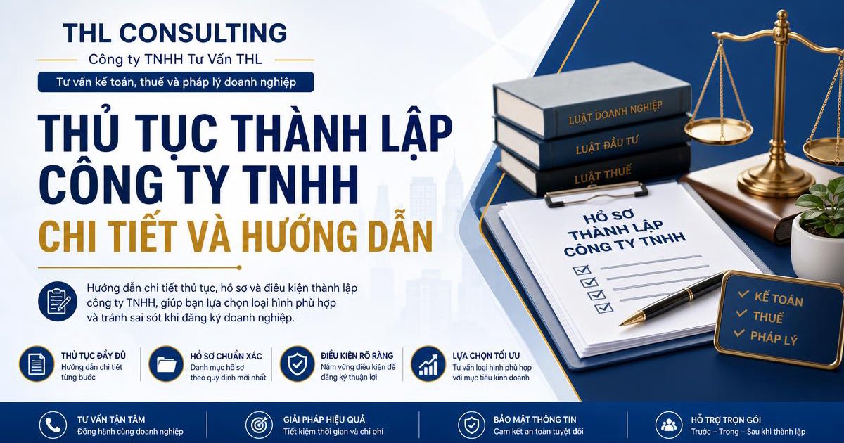 Thủ tục thành lập công ty trách nhiệm hữu hạn