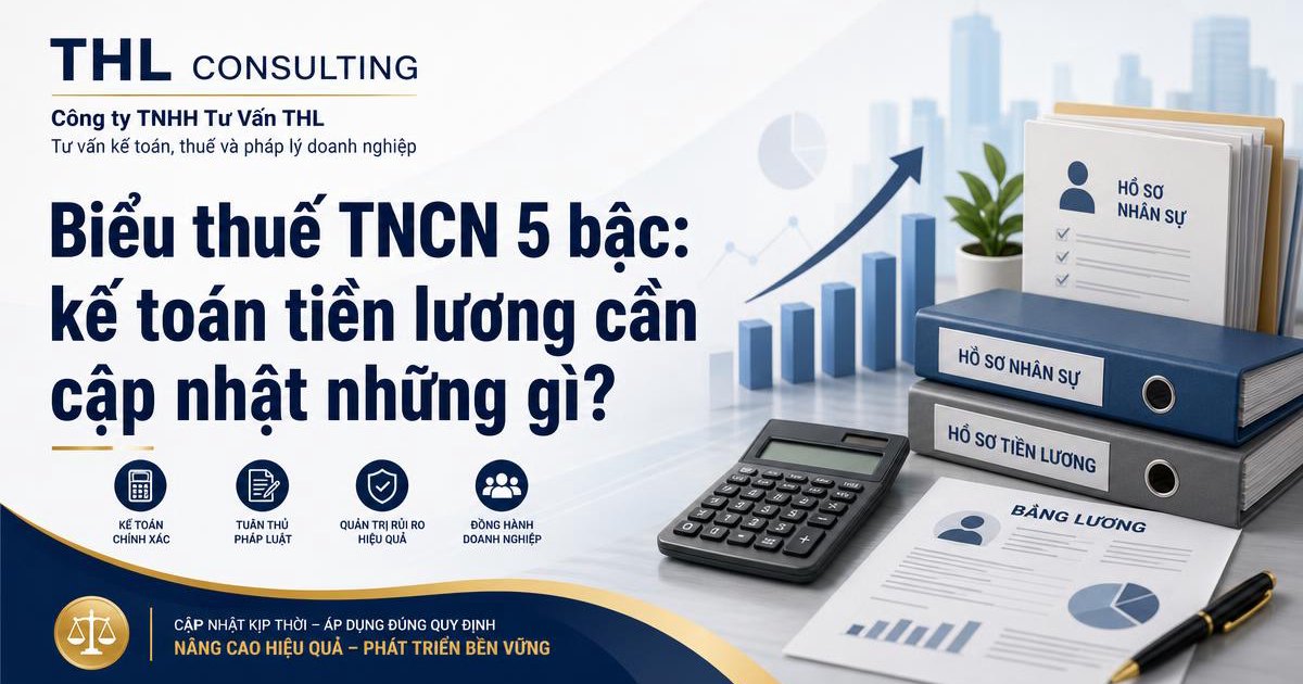 Biểu thuế TNCN 5 bậc: kế toán tiền lương cần cập nhật những gì?
